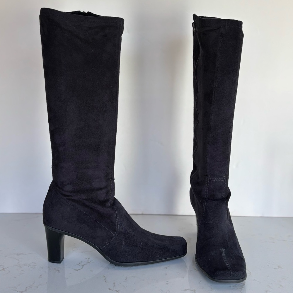 Franco Sarto Suede Knee-High Boots